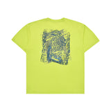 [24SS] ウィーワーオーバーラップアートワーク半袖Tシャツ LIME