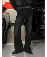 [SET UP가능] Warm velvet wide flare pants(2color)