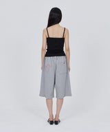 CONY CALL OUT BABY RIB TANK TOP / BLACK