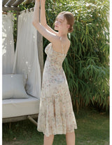 Daphne flower dress Ivory