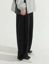 Snap Wide Sweat Pants