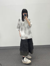 ステイン パネル Tシャツ