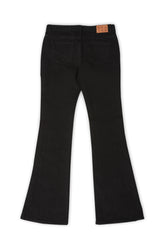 スタッドブーツカットデニムパンツ (BLACK) ウィメン