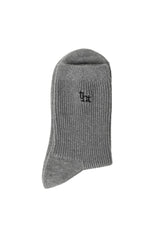 tht rib mid socks - gray