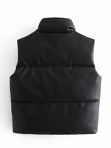 Black down vest