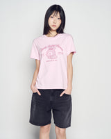 26SS WOMAN BROWN LINE FRIENDS SHORT SLEEVE T-SHIRT