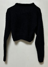 (TOP & ZIP-UP SET!) ダメージクロップドフィットニットジップアップ - 3 COLOR