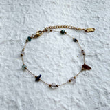 Raw Stone Chain Bracelet