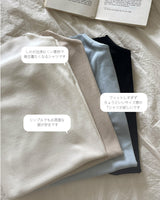 【MADE】half neck t-shirt