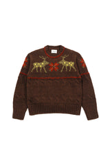 Deer Tweed Knit [Brown]
