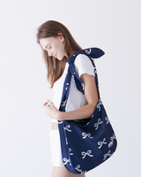Big Ribbon Tie Big Bag (Navy)