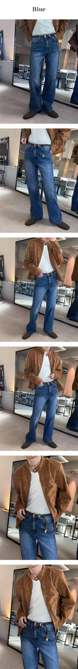 [FLARE FIT] リラックスフレアフィットデニムパンツ (2color)