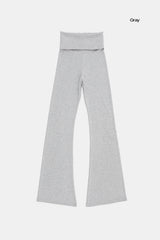 Slim lap bootcut pants