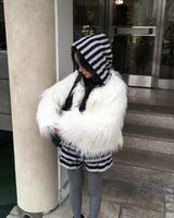 Twist fur jacket