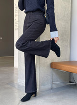 Corgette Brushed Span Bootcut Denim Pants