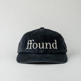 FFOUND2 WASHED VINTAGE BALL CAP / BLACK