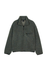 Sherpa Half-zip, teal