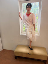 curve bermuda pants