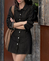 Hika denim mini one-piece