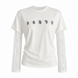 Isabeau Floral Lace Tee