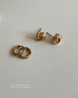 ミニデニッシュピアス (2 color)