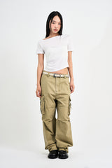 Moen Unbalanced Shirring T-shirt