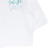 ターンダウンスウェット半袖Tシャツ(UNISEX)_SYS3TS04WT