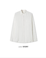 (UNISEX) Airy Lace Net Shirt