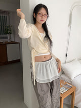 GLITTER CANCAN LAYERED SKIRT (2C)