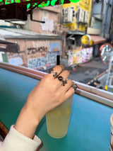 Big ball piercing ring