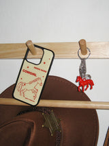 Cowgirl Keyring