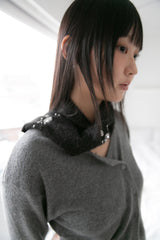 beads hairy muffler(2colors)