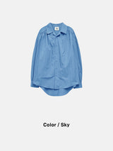 YM PlRich シャーリングブラウス (3 colors)