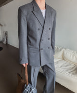 25FW★ [LANARCH] Ring Double Blazer