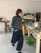Malbec Raw Denim Wide Brushed Pants