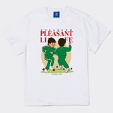 Unemployed Life Short Sleeve T-shirts (White)