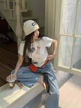 Cutie Animal Short Sleeve T-Shirt