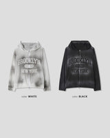 ルクルメッシュダーティーフーデッドジップアップ