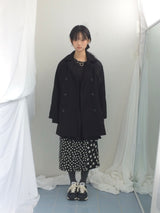 Raglan A-line coat