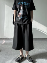 SIO two tuck bermuda sweat pants