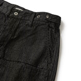 Stripe denim pants / Black