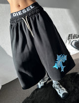 Aven Heavyweight Graphic Patch Bermuda Shorts 2color