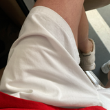 Liu Washing Cotton Banding Shorts