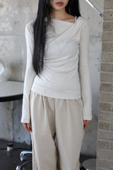Carol Halter Off Shirring Tee