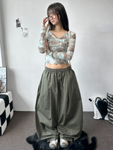 Treaty Multi String Cotton Long Pants  5 Colors 