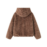 Bear Casual Hooded Zip-up