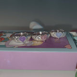 【MADE】 Heart quilting ring