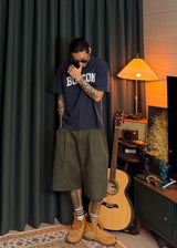 クロップド ボストン ショートスリーブ Tシャツ 4カラー