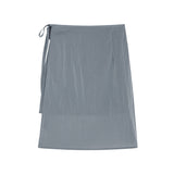 Nylon Lap Skirt Gray