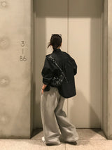 [Bellidmade/Casual] フォレストオーバーフィットデニムシャツ